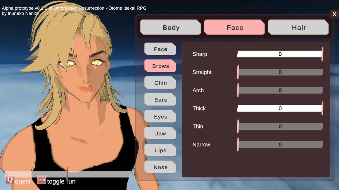 Cover Art for Resurrection - Otome Isekai RPG | Avatar Creation